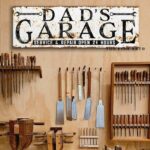 Garage Sign handmade by ToeFishArt. Original, custom, personalized wall decor signs. Canvas, Wood or Metal. Rustic modern farmhouse, cottagecore, vintage, retro, industrial, Americana, primitive, country, coastal, minimalist.