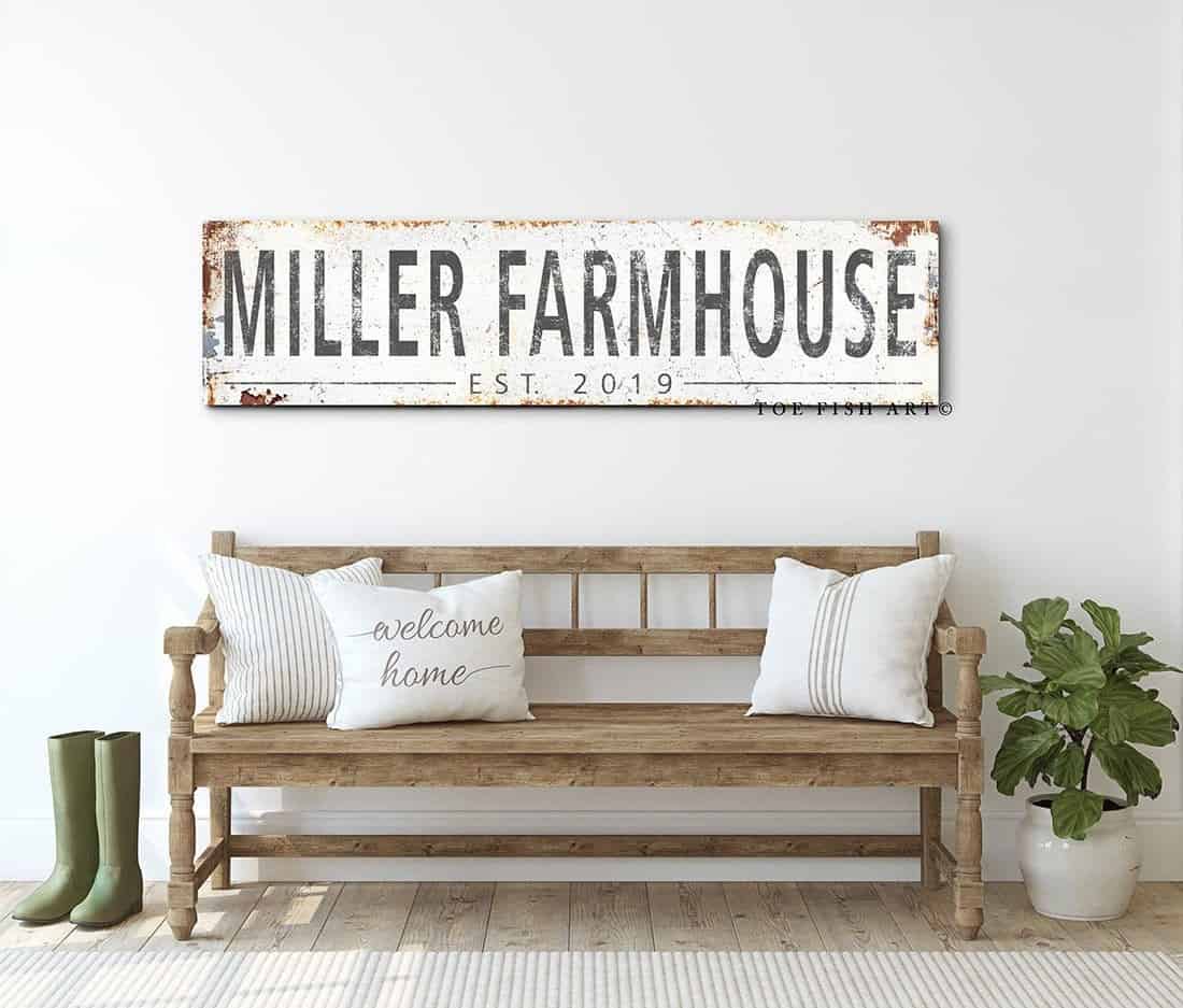 Personalized Family Established Sign