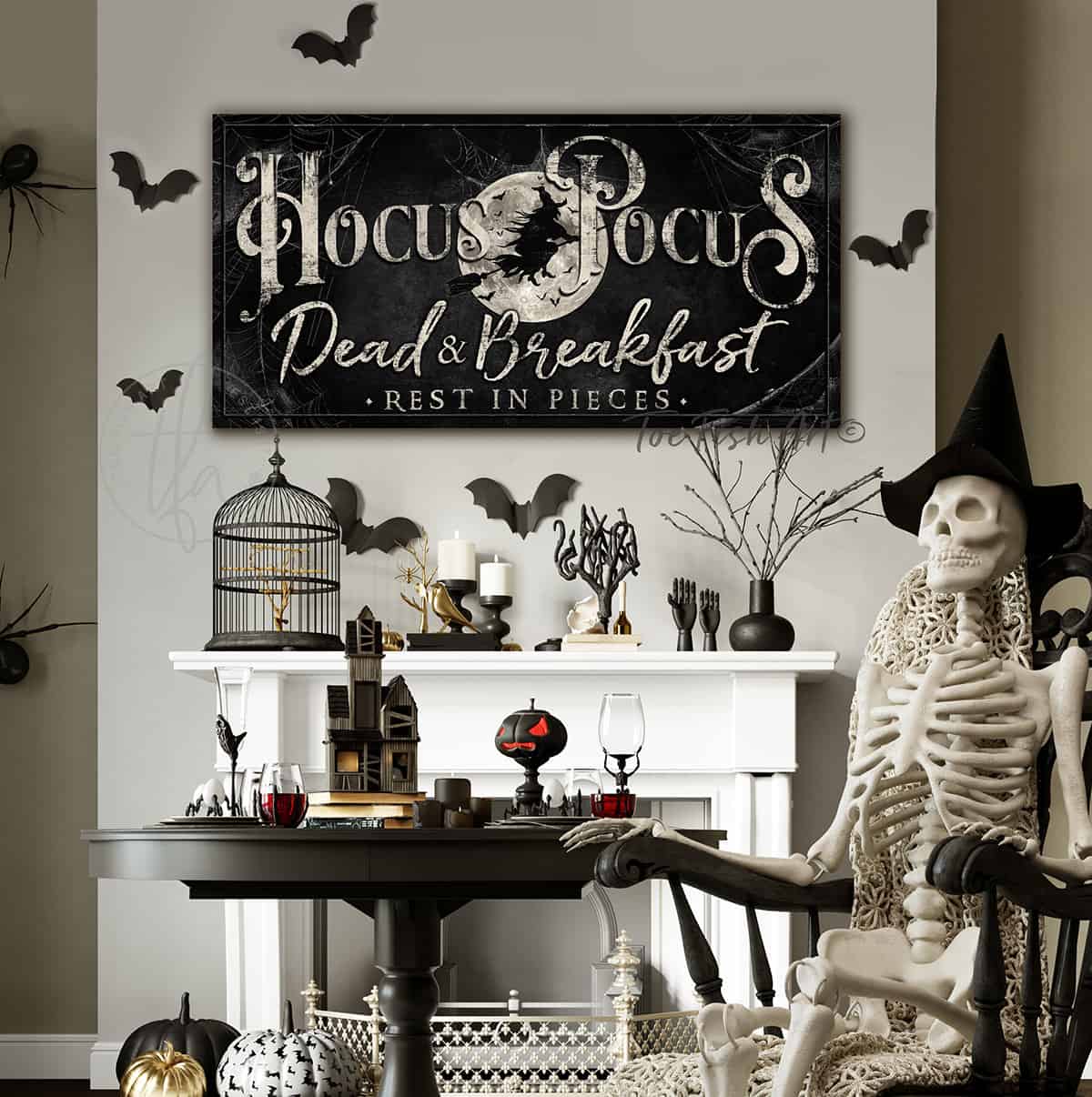 Hocus Pocus Buffet & Party Signs