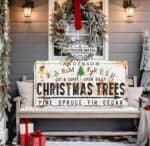 ToeFishArt handmade in the USA built to last canvas or metal décor. Farm Fresh Christmas Trees Canvas or Metal Personalize-able Sign Vintage Style Rustic Holiday Decor decoration for family and friends Christmas winter holiday meals and gatherings. Original, custom, personalized wall decor signs. Canvas, Wood or Metal. Rustic modern farmhouse, cottagecore, vintage, retro, industrial, Americana, primitive, country, coastal, minimalist. handmade in the USA by ToeFishArt. Original, custom, personalized wall decor signs. Canvas, Wood or Metal. Rustic modern farmhouse, cottagecore, vintage, retro, industrial, Americana, primitive, country, coastal, minimalist.